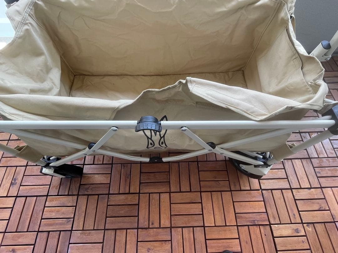 DOD 折りたたみ式キャリーワゴン　折りたたみたテーブル　セット