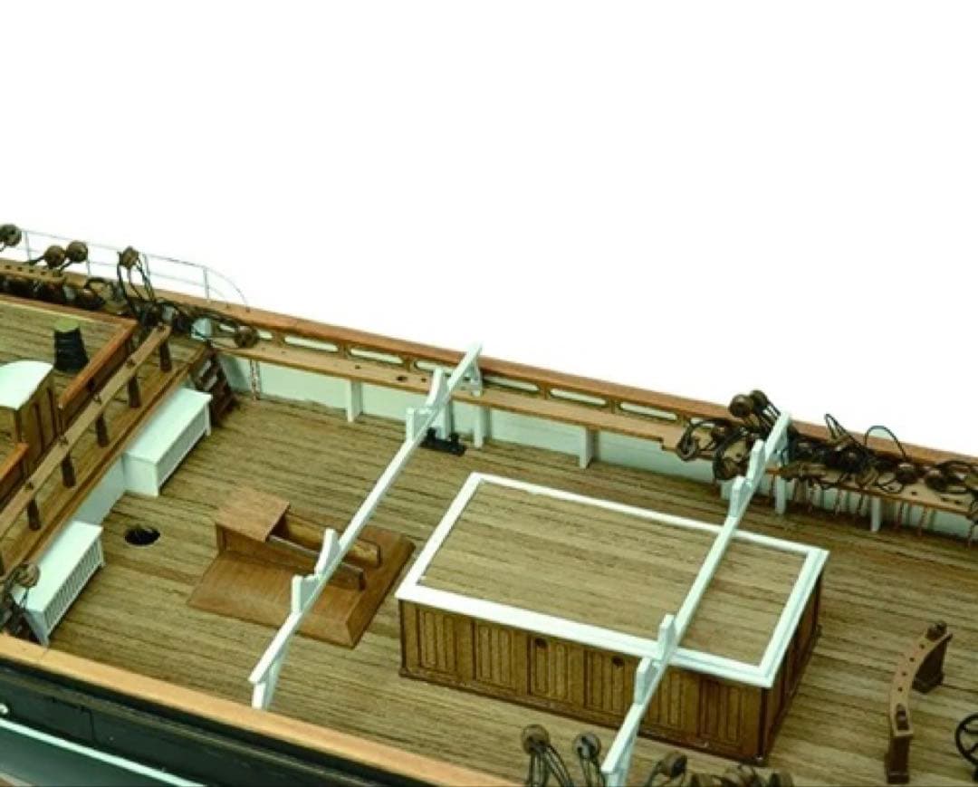 【希少商品】木製帆船模型 1/80カティサーク 帆付