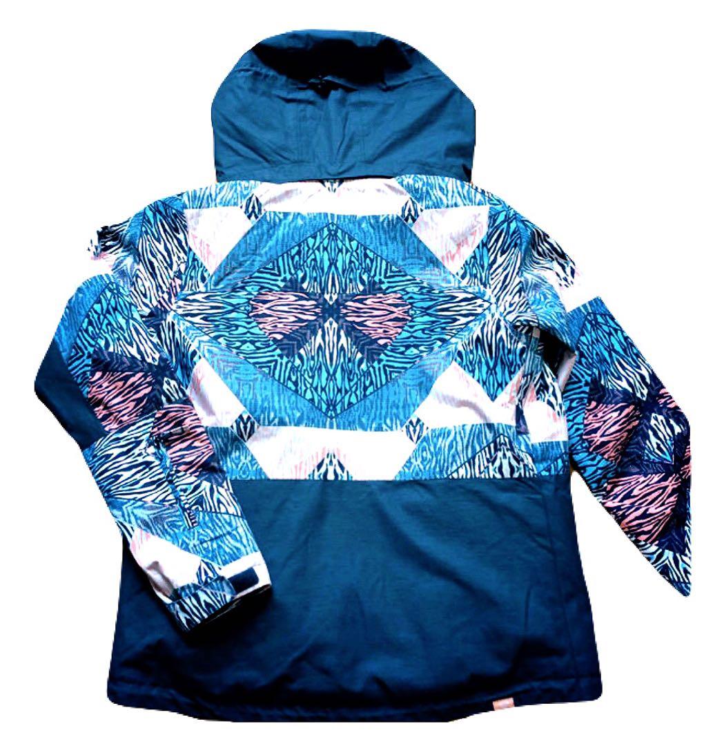 ROXY スキーウェア ジャケット スノーウェア アニマル ゼブラ 幾何学模様