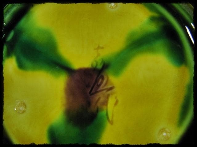 三彩 菊彫 横石 嘉助 十三代 長崎三彩 平戸 茶道具 建水 共箱 f184