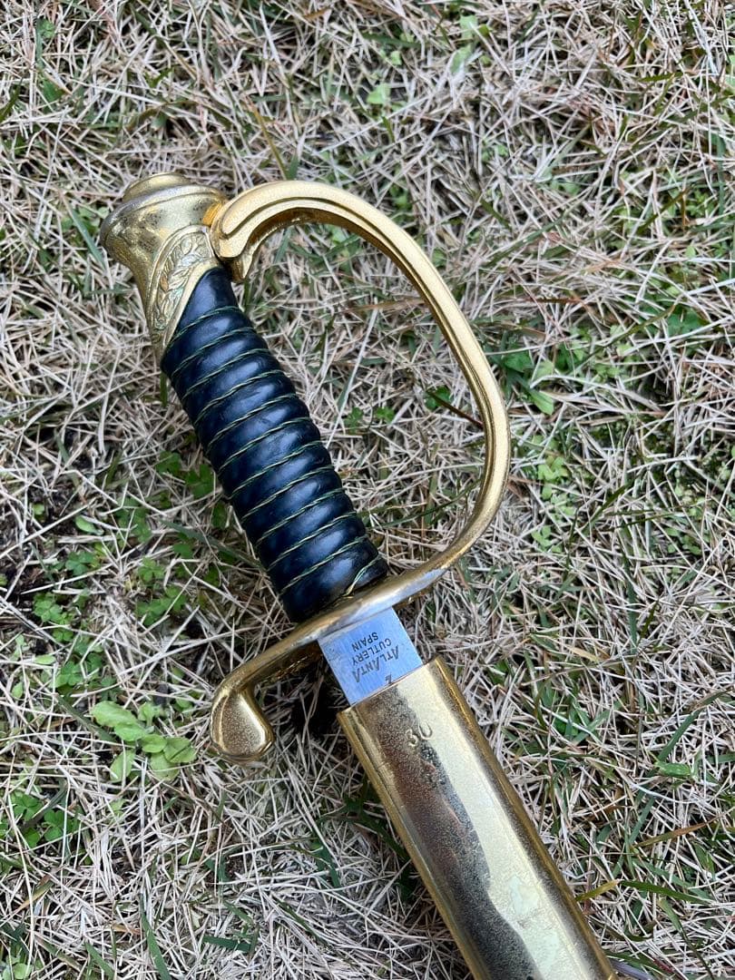 米軍放出品 希少品 式典用サーベル 模造刀 鞘付 30インチ 全長90.5cm