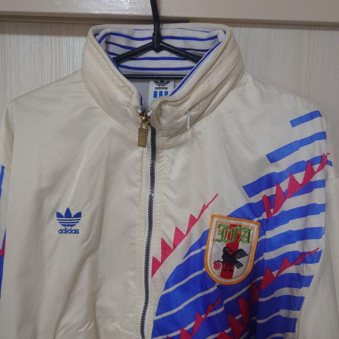 adidas ドーハモデル日本代表ウインドブレーカー Оサイズ トレフォイル