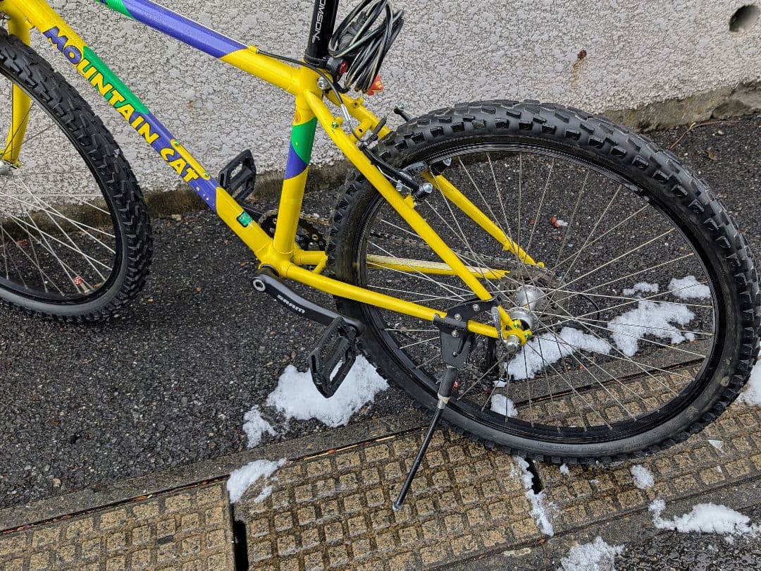 panasonic mountain cat クロモリ　oldmtb