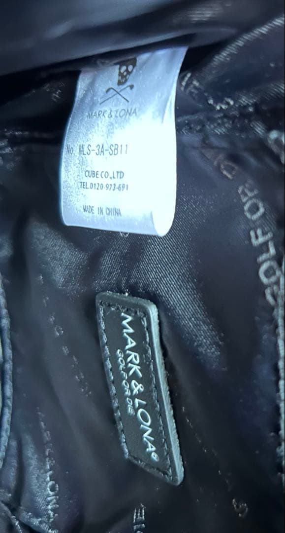 新品未使用品 MARK&LONA ゴルフ カートバッグ グラフィック プリント