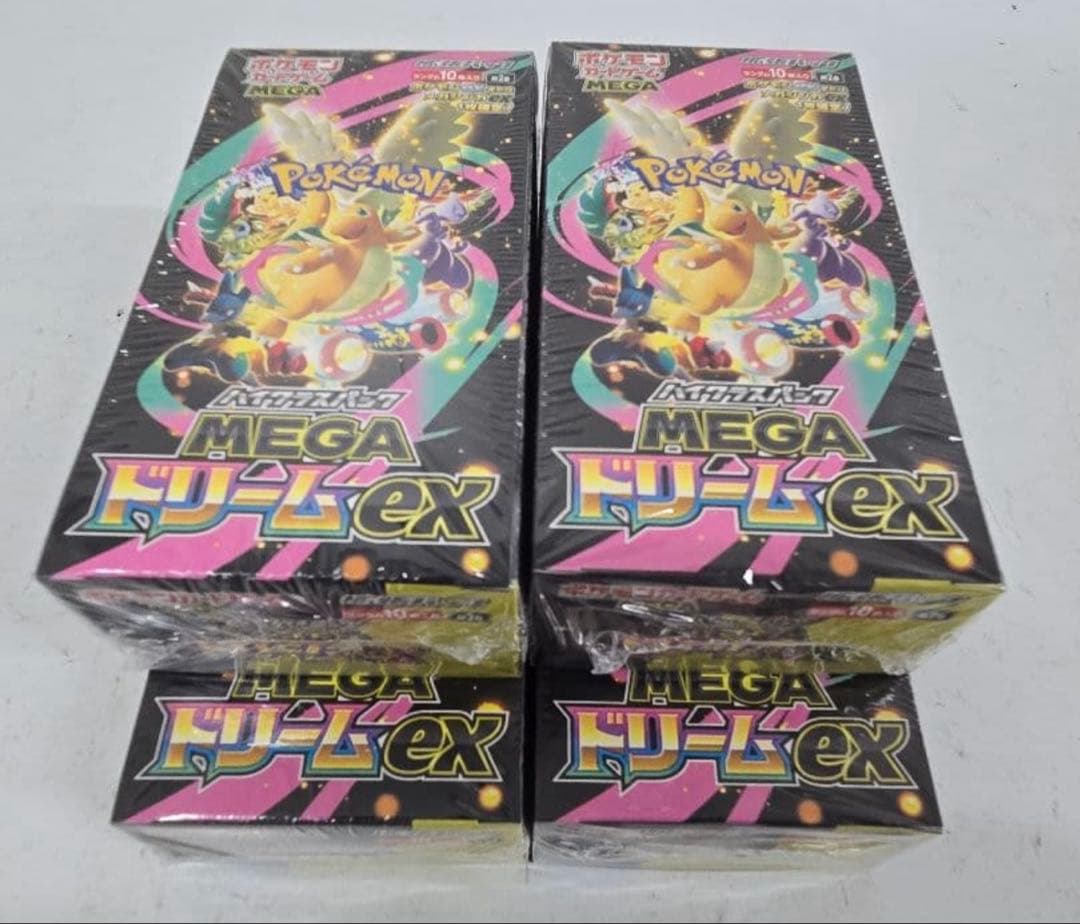 ポケモンカードメガドリームex 4BOX シュリンク付き