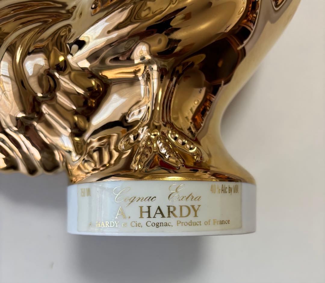 古酒　A.HARDY COGNAC ニワトリ 金陶器 750ml 40% 箱入