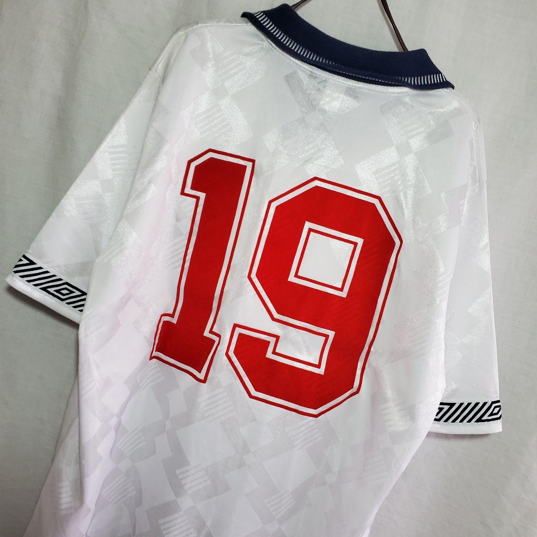 umbro アンブロ イングランド代表　復刻 ガス 白 ユニフォーム