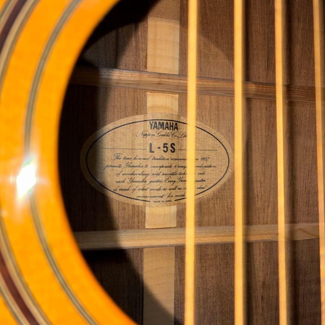 激レアYAMAHA L-5S 上位機種激鳴りです　本当に良く鳴ります　弦高低い！