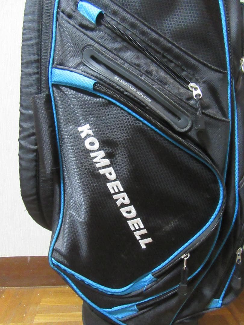★☆★KOMPERDELL★ゴルフバック★黒★フードなし★☆★