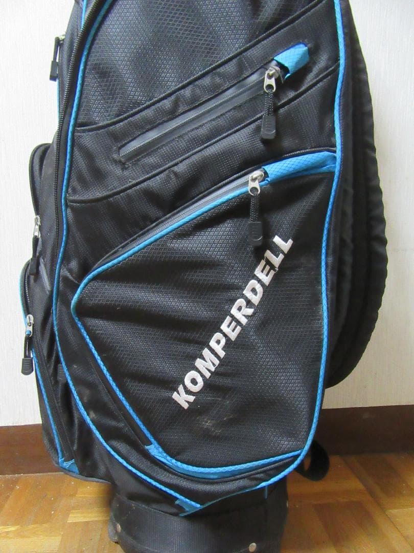 ★☆★KOMPERDELL★ゴルフバック★黒★フードなし★☆★