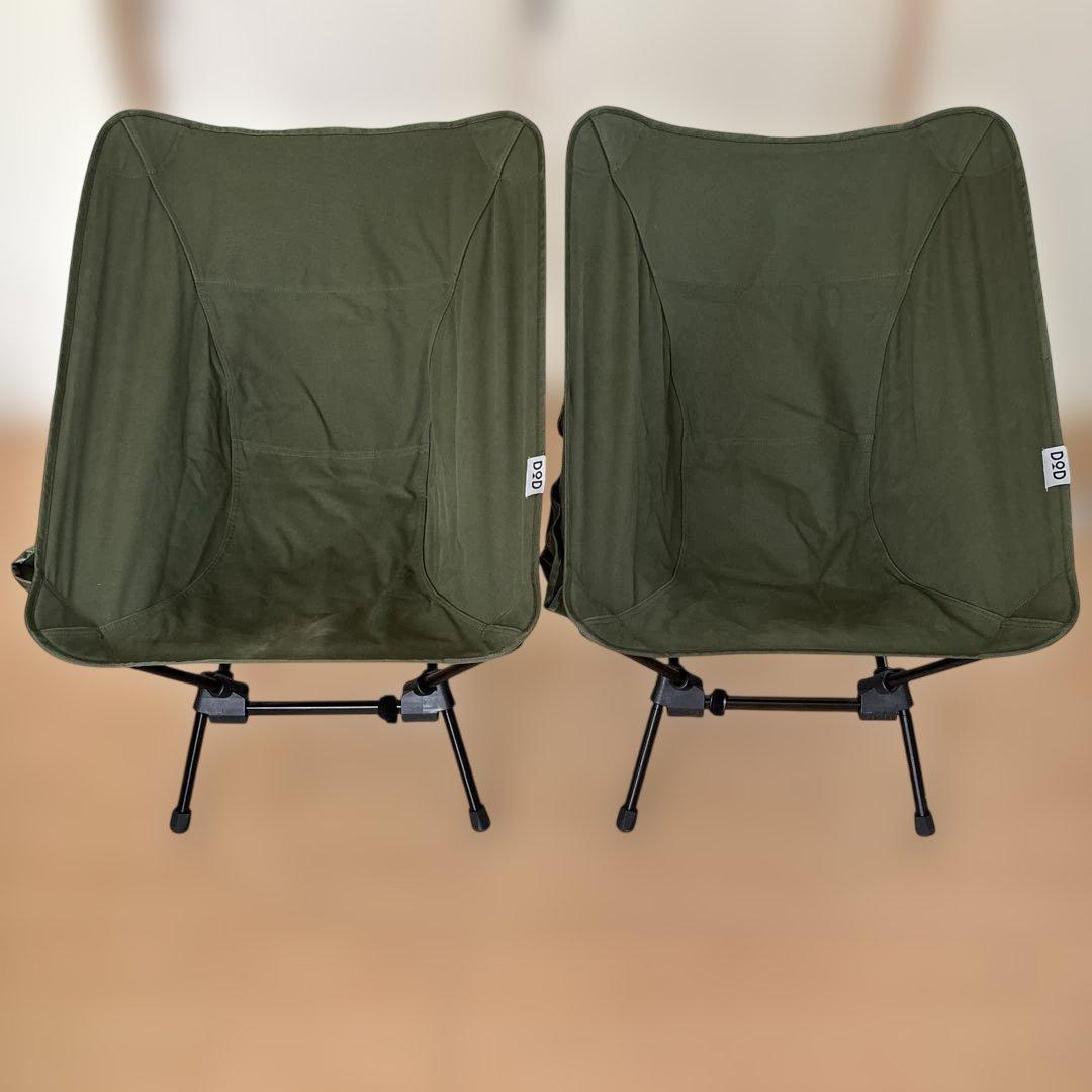 【恋蓮様】DOD スゴイッス カーキ 2脚