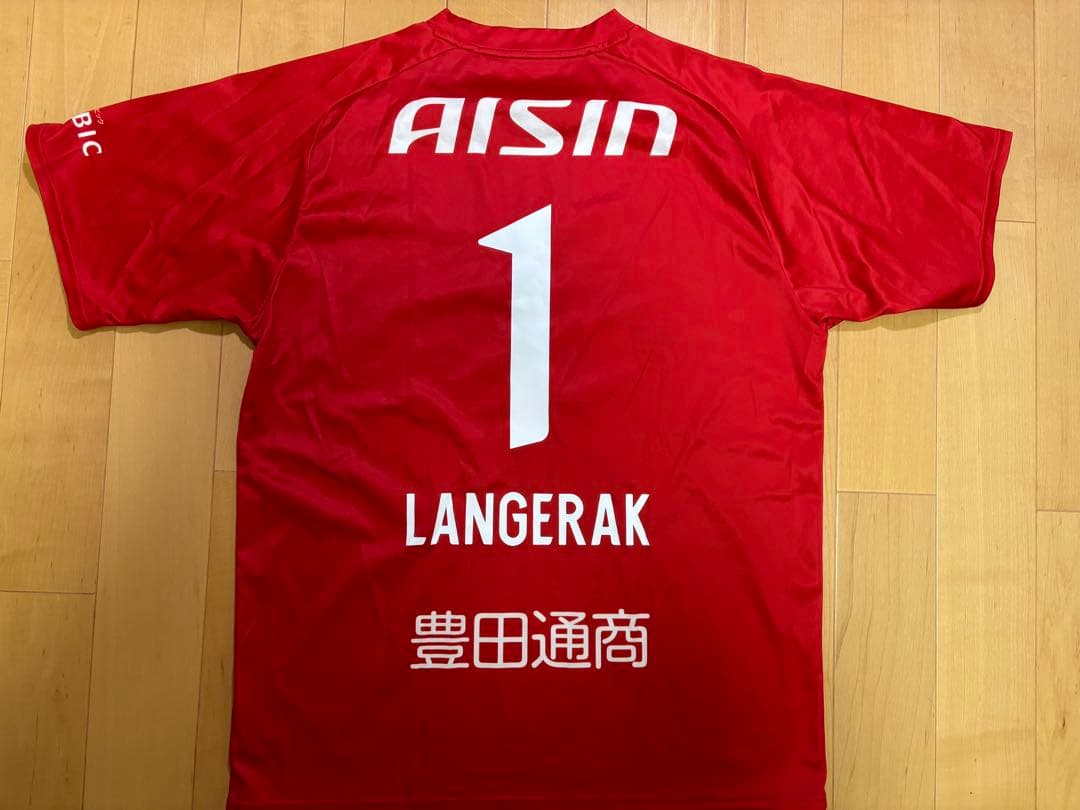 名古屋グランパス　ランゲラック選手ユニフォーム
