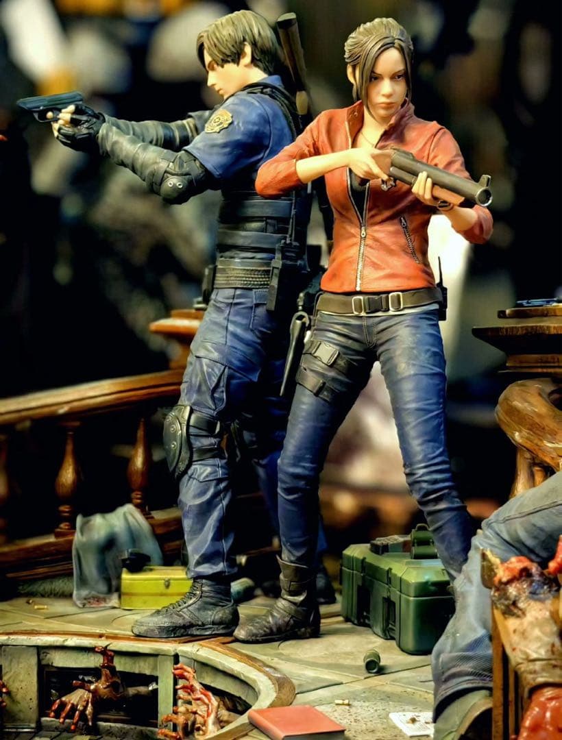 バイオハザード クレア 1/4 ガレージキット ガレキ スタチュー①