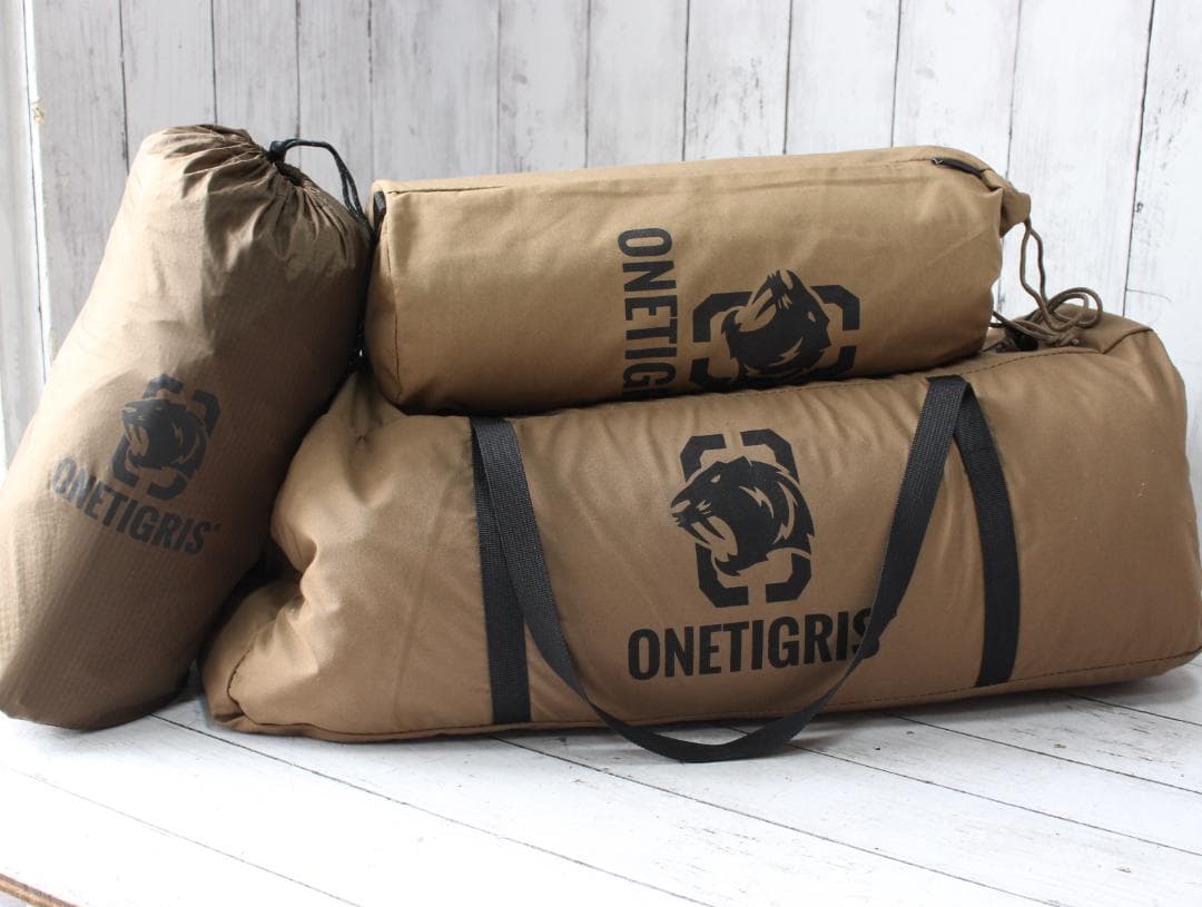 ワンティグリス ロックシールドブッシュクラフトテント 前幕 メッシュインナー付き