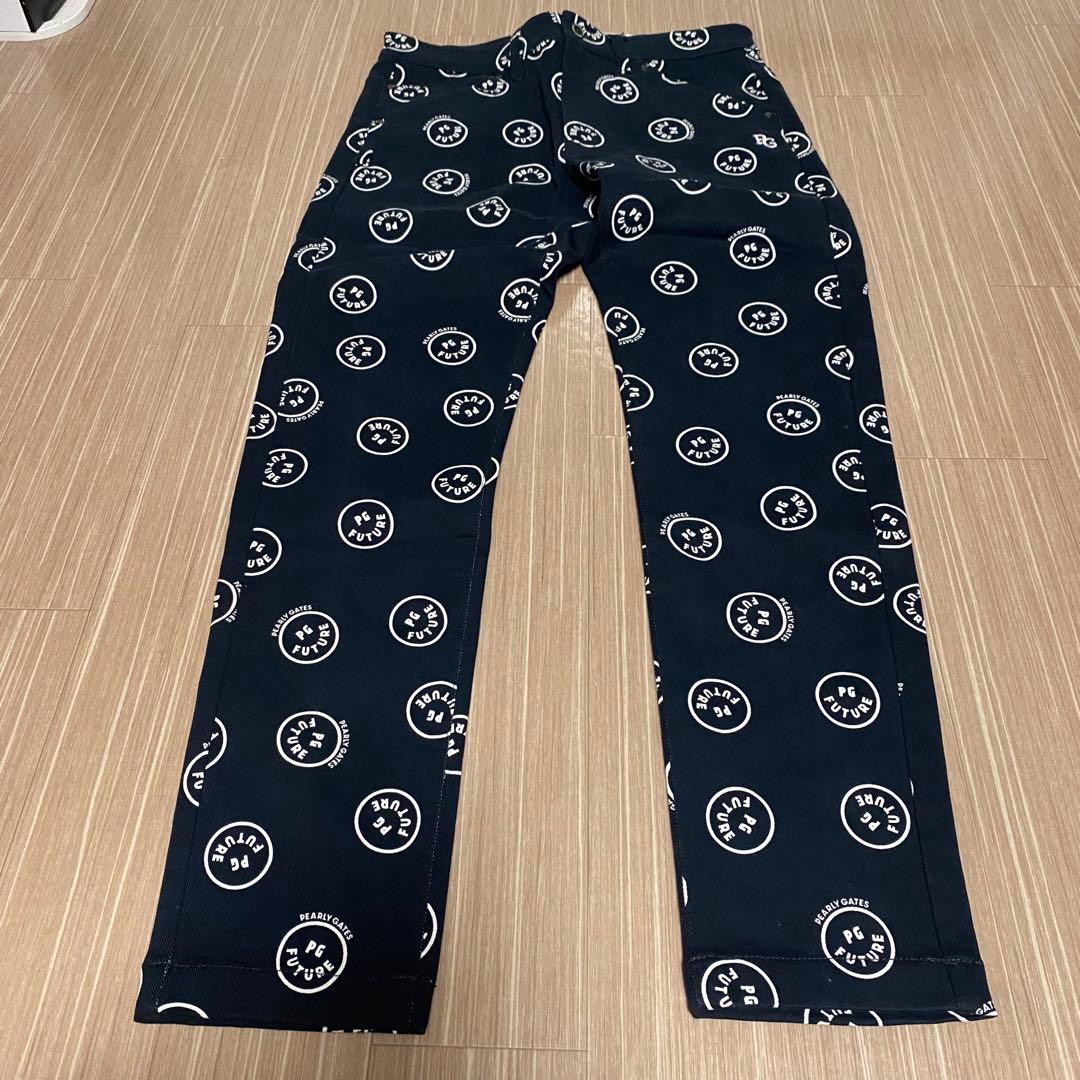 新品未使用　パーリーゲイツ　ニコちゃん柄パンツ　サイズM