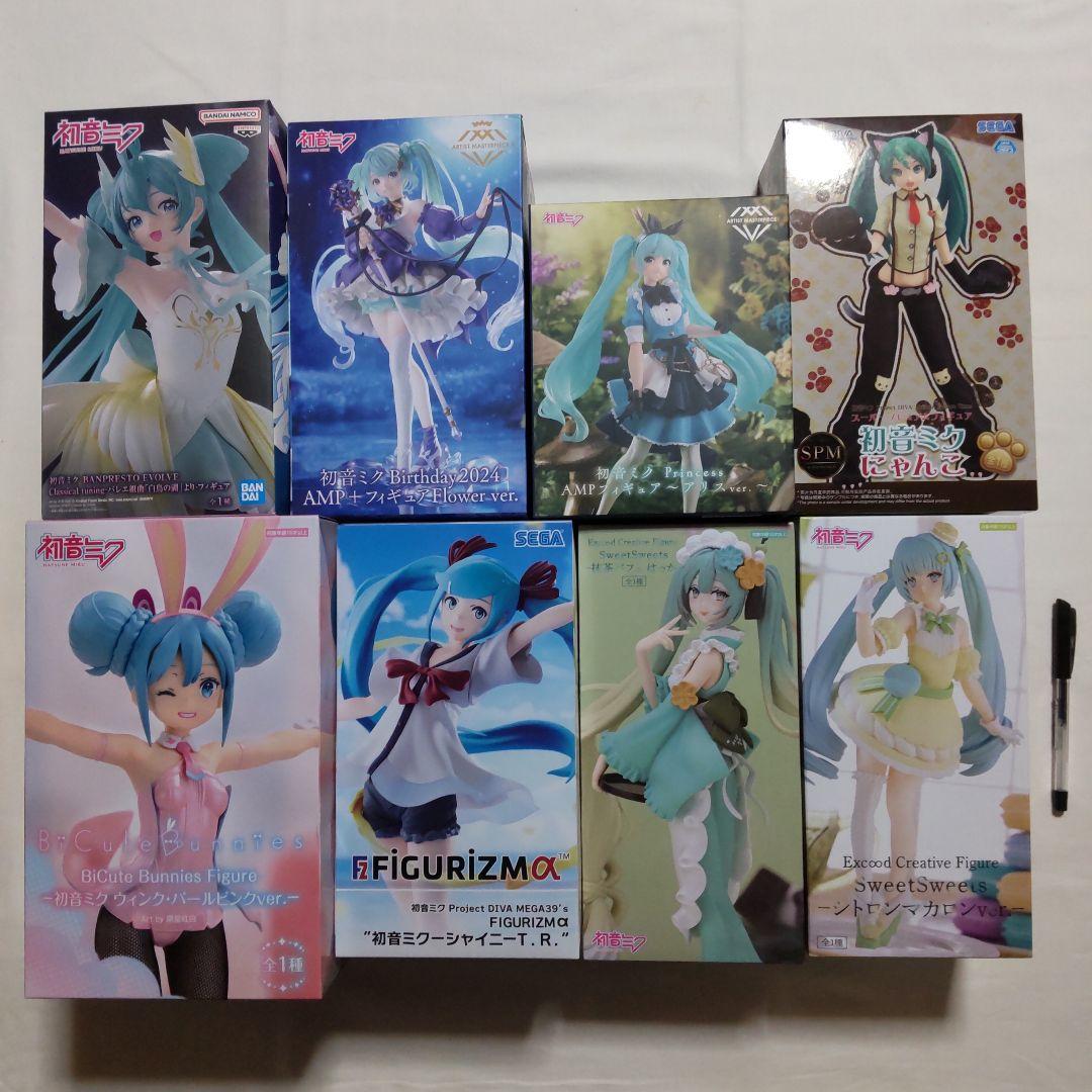 初音ミク バンプレスト タイトー セガ フリュー プライズ景品 8体セット