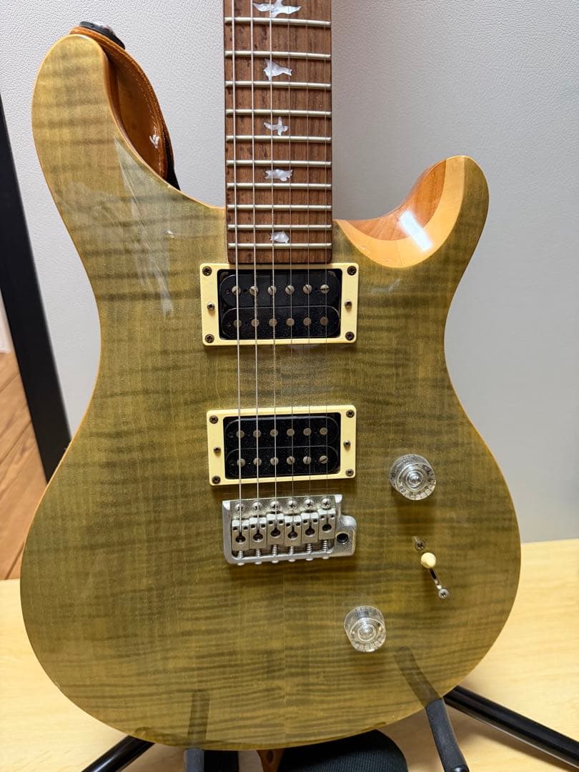 PRS SE custum24 グリーン　ソフトケース付き