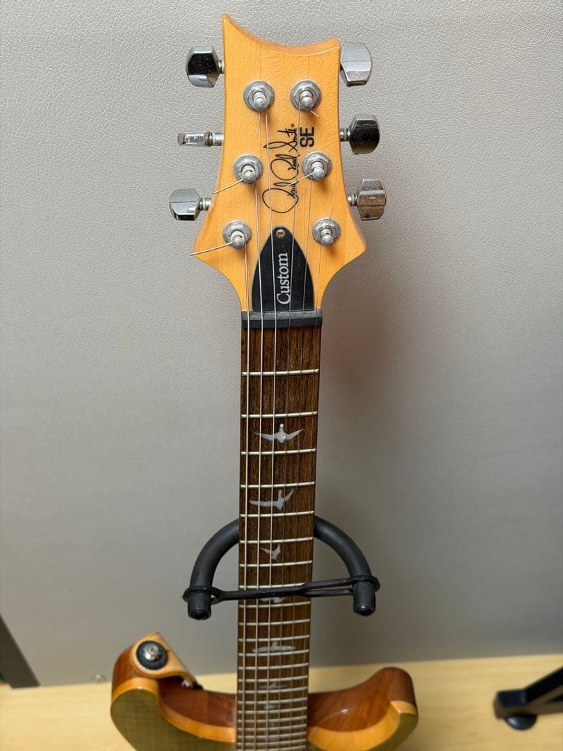 PRS SE custum24 グリーン　ソフトケース付き