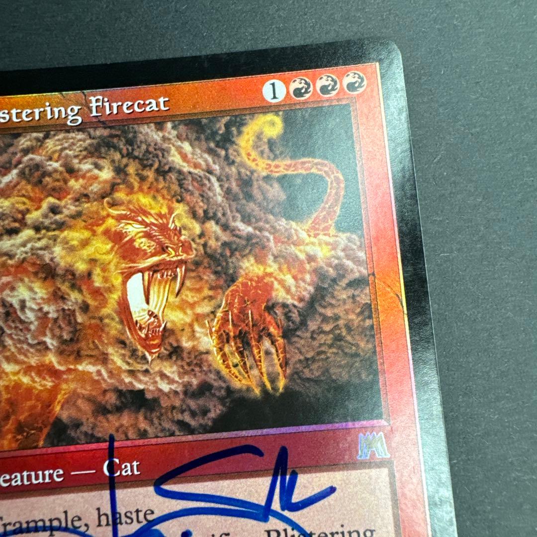 サインド オンスロート 焦熱の火猫 foil 英語