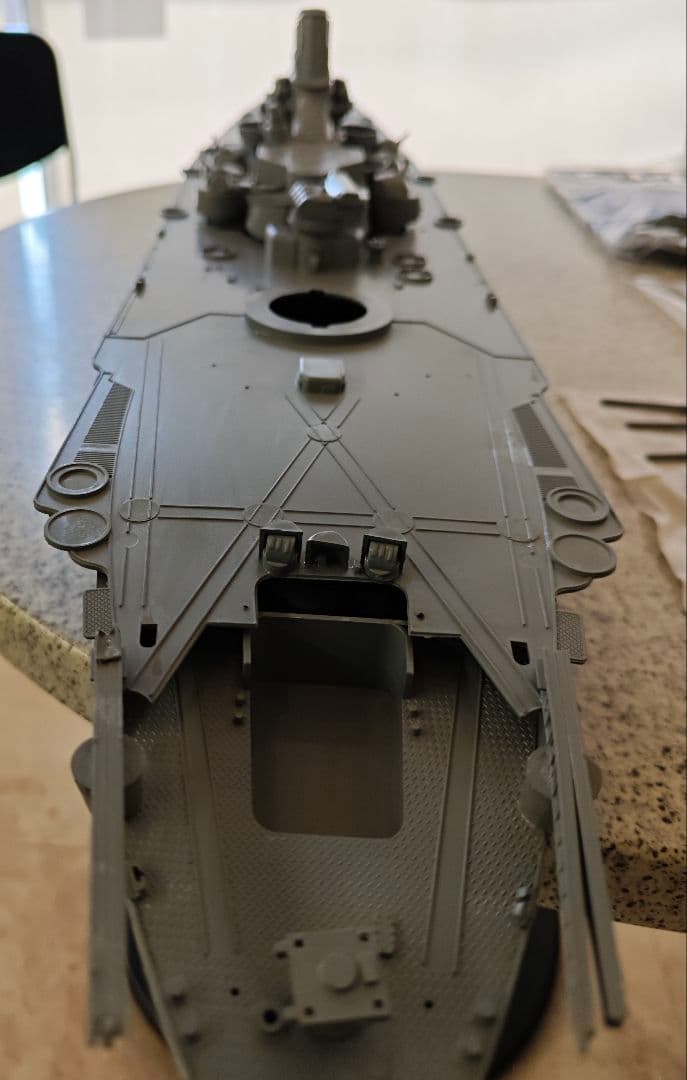 戦艦大和 1/250 プラモデル 一部未組立