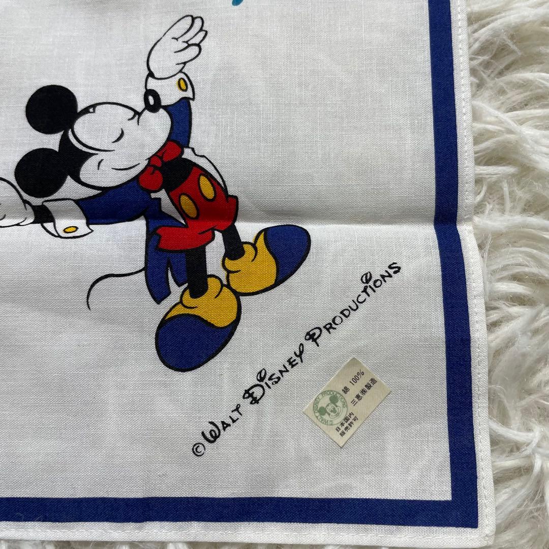 【新品】昭和レトロ ディズニー ハンカチ 5枚セット ミッキー ミニー 当時物