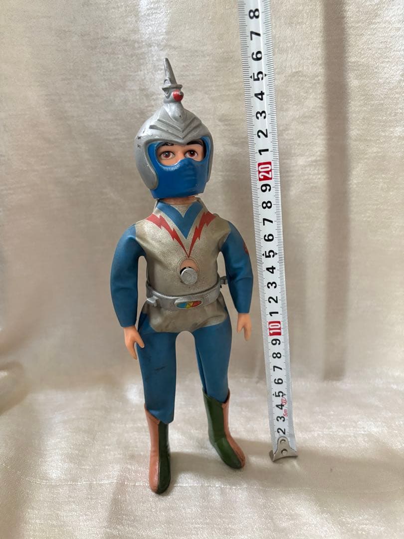 流星人間ゾーン ソフビ 中嶋製作所 当時物 約27cm 首部破損あり