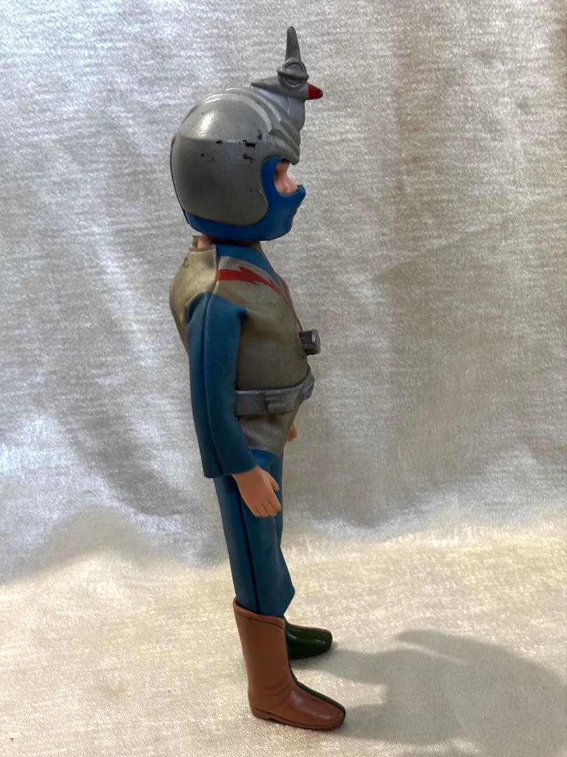 流星人間ゾーン ソフビ 中嶋製作所 当時物 約27cm 首部破損あり