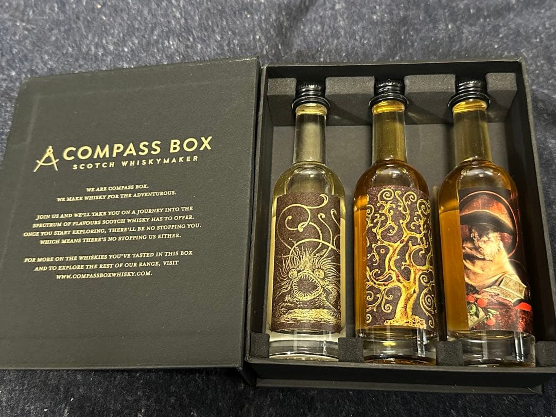 COMPASS BOX ウイスキー ミニ3本セット