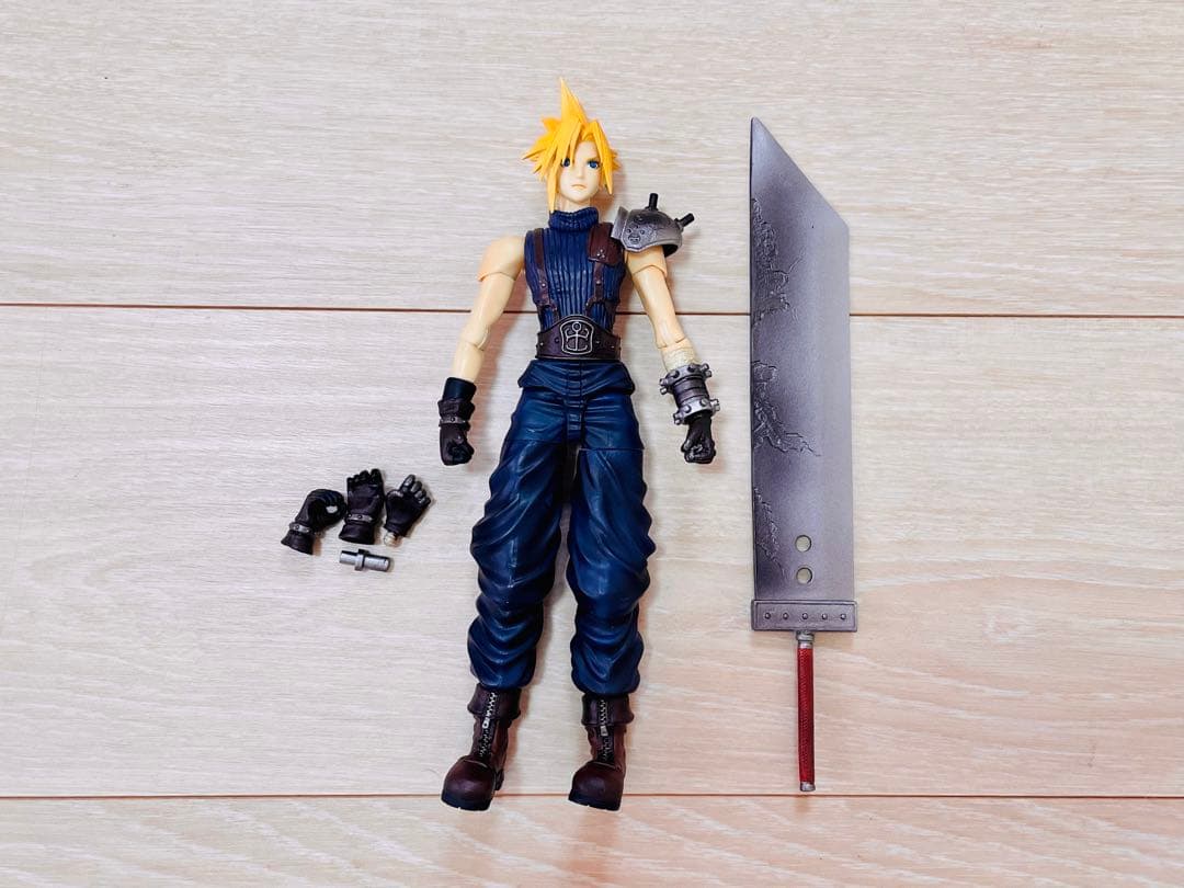 FF7 PLAY ARTS Vol.1 no.0 クラウド&ハーディ=デイトナ