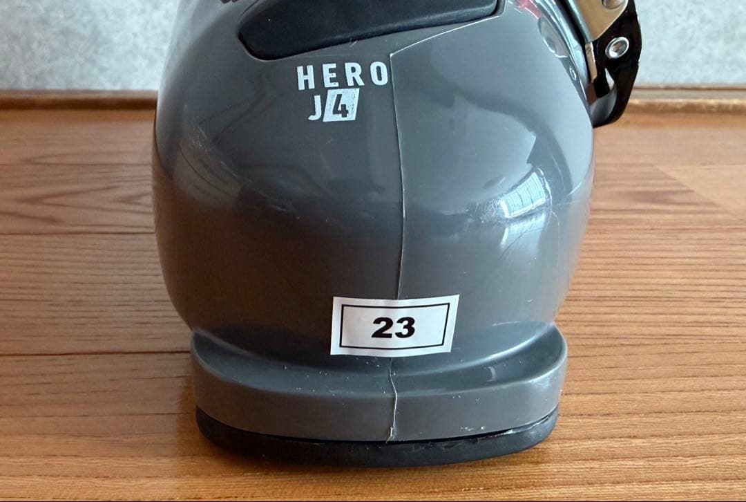 子ども用スキー ブーツ 23cm グレー/レッド