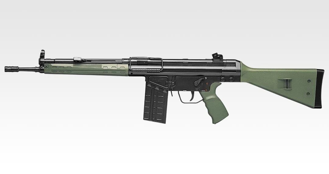 生産終了絶版品 マルイ エアーコッキングライフル H&K G3A3 ほぼ未使用品