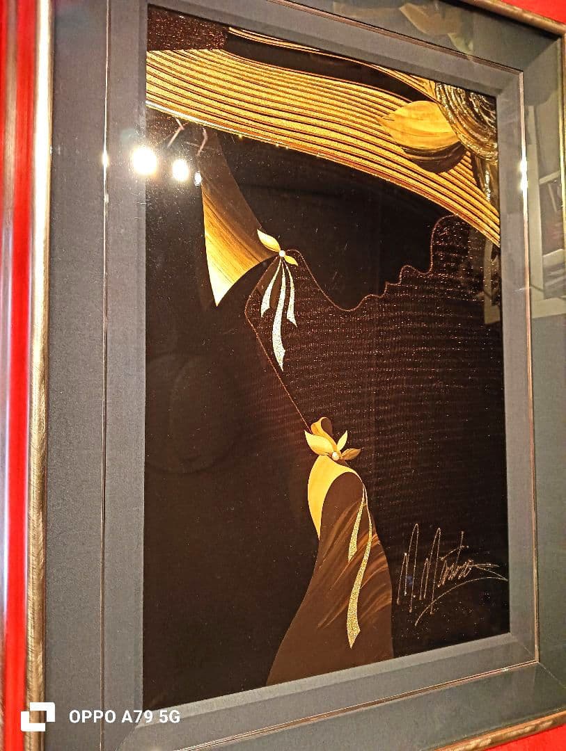 ☆原画　マーティロ・マヌキャン　オリジナル作品　１点物　大作　美人画　入手困難