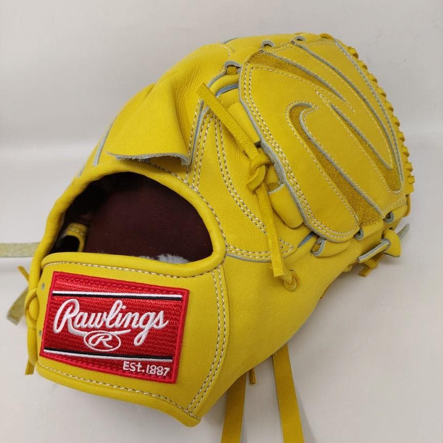 ローリングス 硬式グラブ 投手 右投げ ピッチャー GH5HJD15-LIME