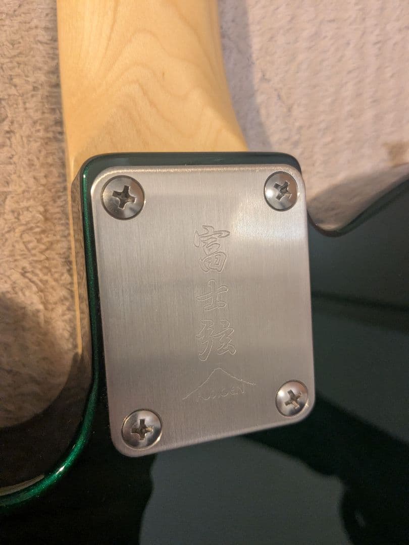 日本製テレキャスター FGN(フジゲン) グリーン エレキギター