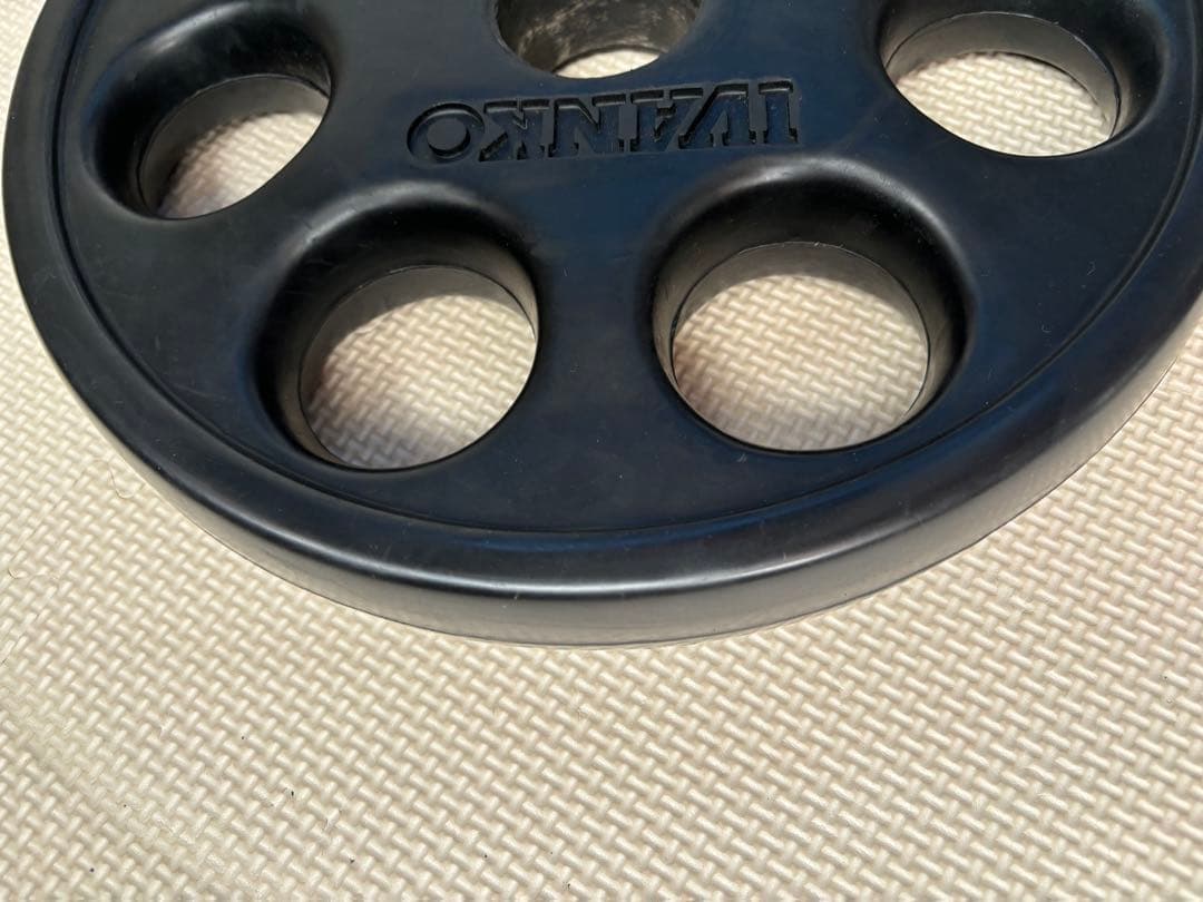 IVANKO(イヴァンコ) オリンピックラバープレート 10kg 2枚