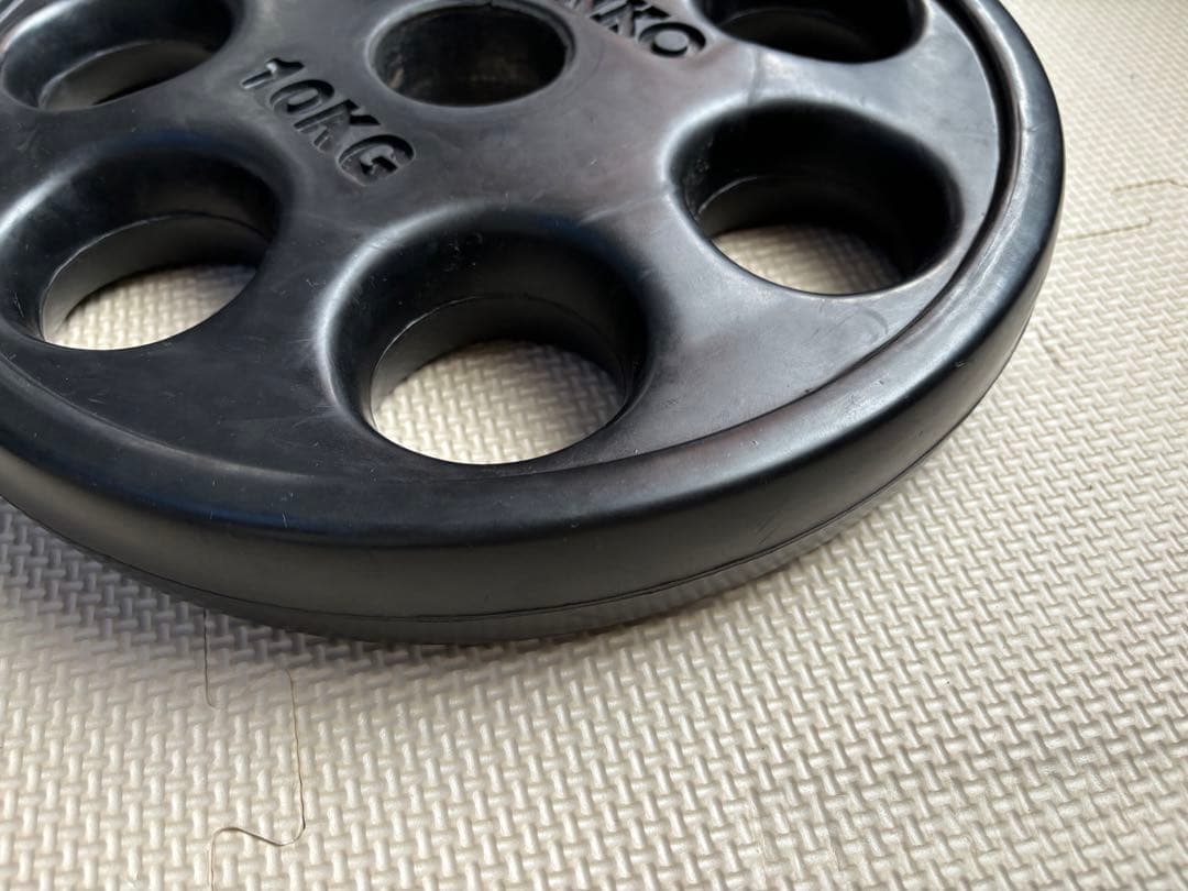 IVANKO(イヴァンコ) オリンピックラバープレート 10kg 2枚