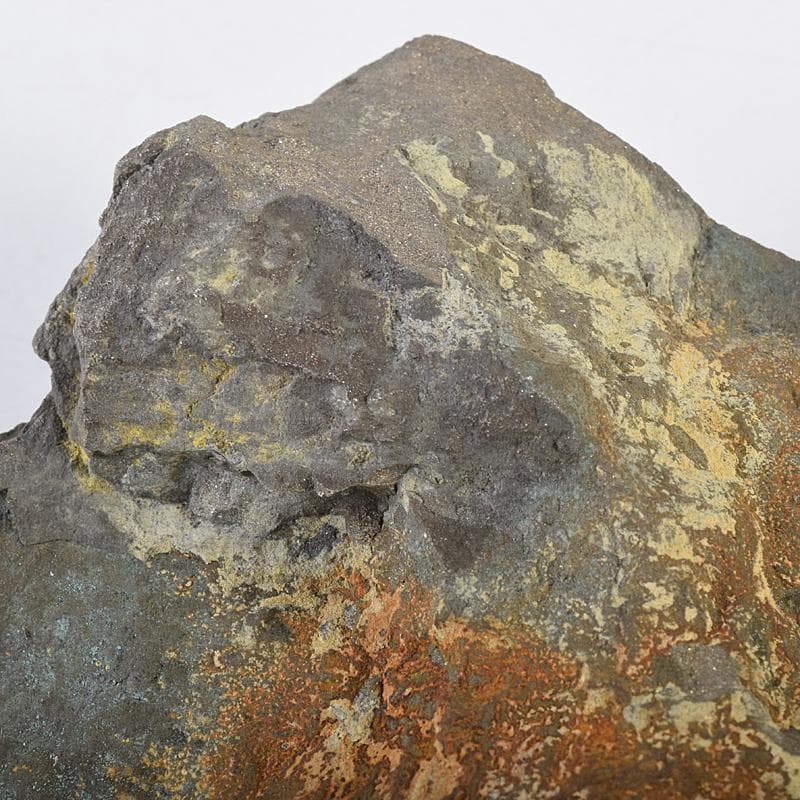 天然石　鑑賞石　伊州産　鏡石　置物　約778g　時代箱付　V　R8602