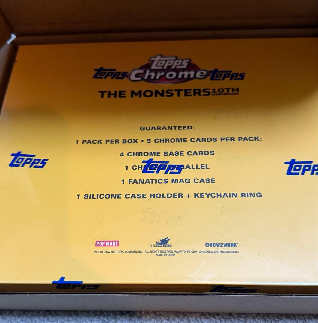 Topps Chrome 10周年記念ボックス　2BOX