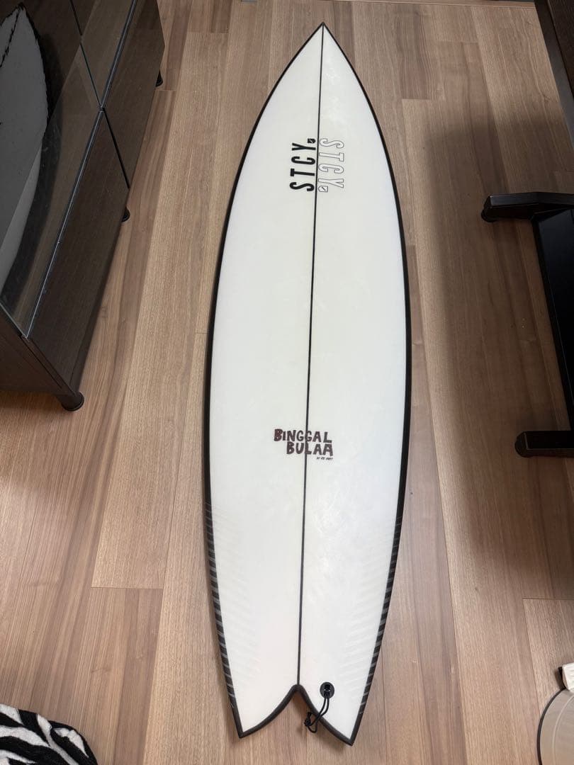 ステイシー　ミッドレングスツイン　ニットケース　フィン付　6'4