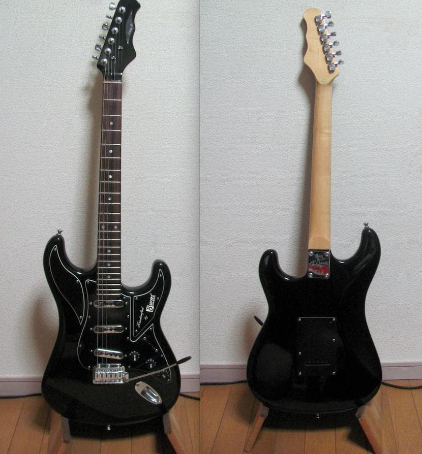 Burns バーンズ コブラ DX 黒 SC付 ストラト トライソニック