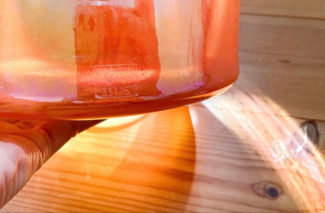 クリスタルトーンズ社クリスタルボウル　カーネリアンE ＋25