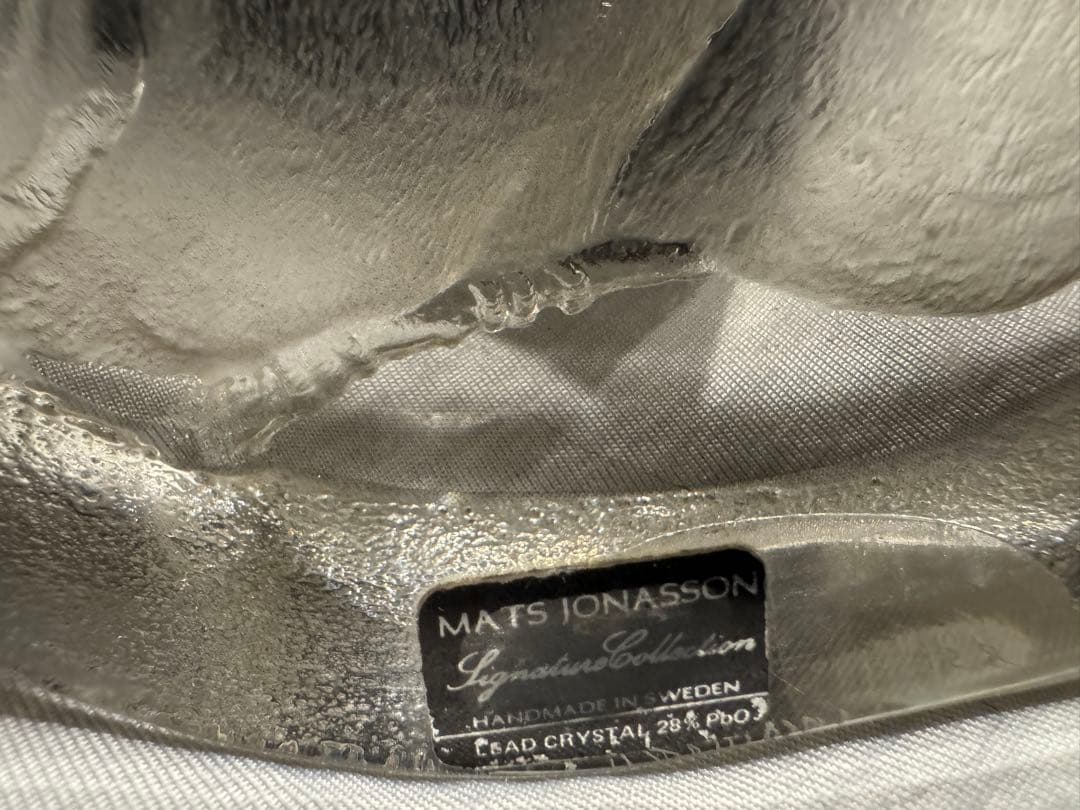 マットジョナソン リードクリスタル タートル鳩 ラブバード ペーパーウェイト鉛