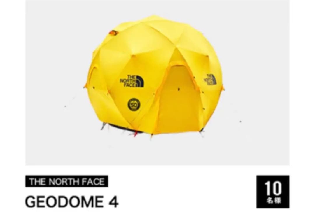 超レア❗️ジオドーム4 デリカ コラボ 限定10個 テント ノースフェイス