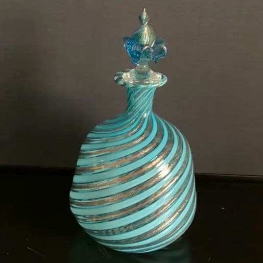 ベネチアングラス　イタリア　ムラーノ　ボトル