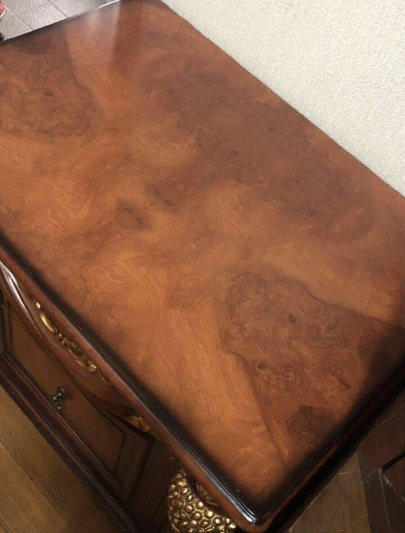 イタリア　輸入　高級家具　medea メデア　家具お好きな　美品　マホガニー 材