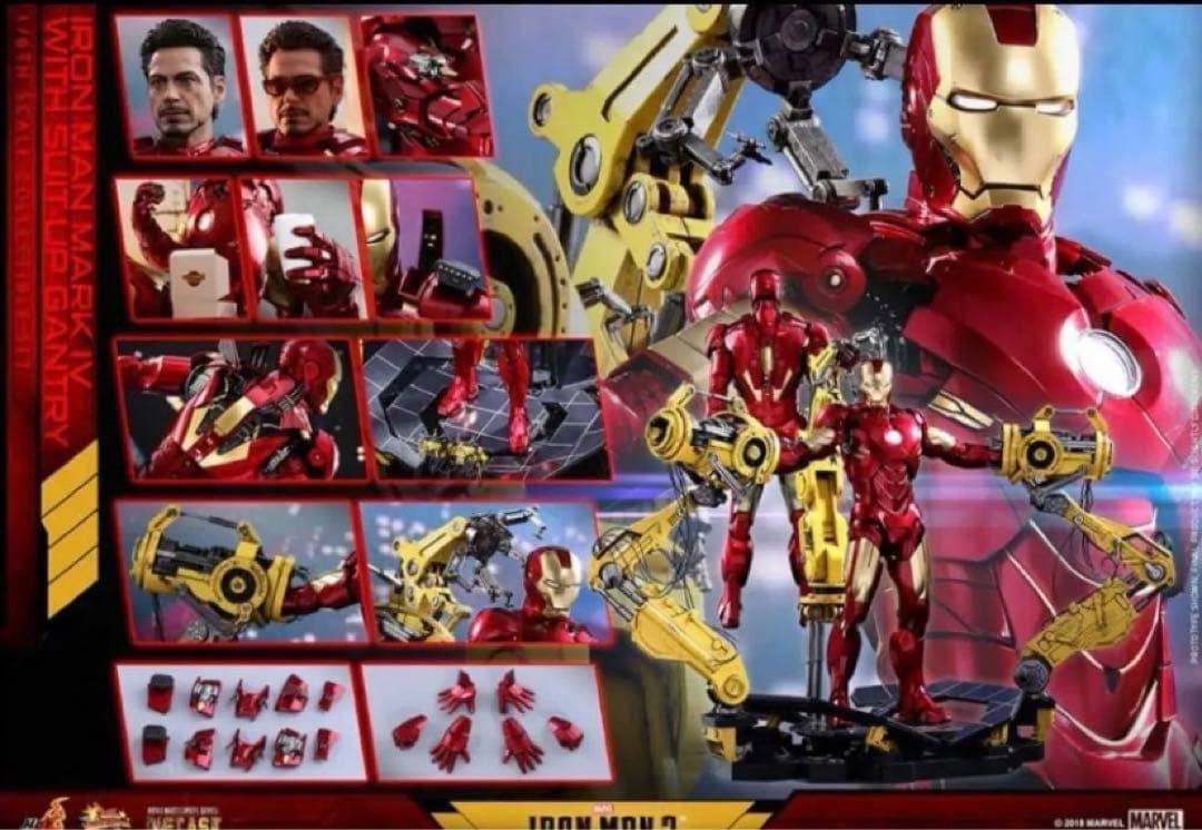 ホットトイズ アイアンマン マーク4 ガントリーセット