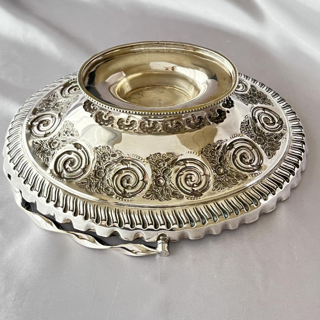 【Pinder Brothers】 エンボスのフルーツスタンド