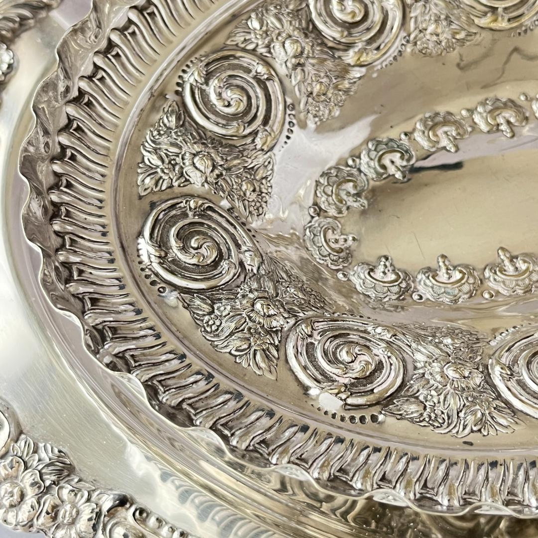 【Pinder Brothers】 エンボスのフルーツスタンド