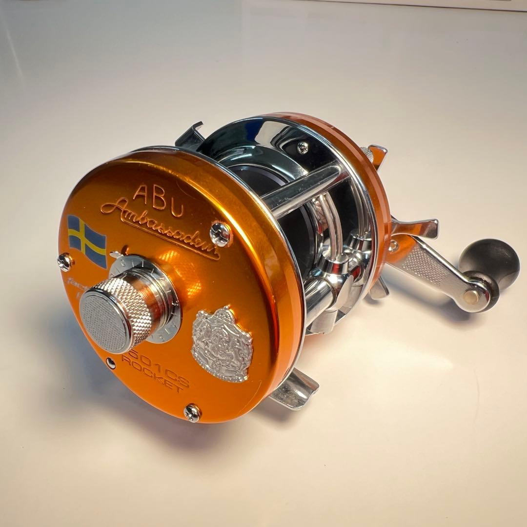 【美品】ABUアンバサダー 5501CS Rocket ファクトリーチューン 左