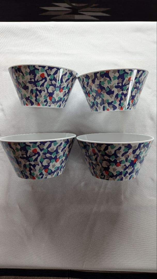 チャムス CHUMS 　迷彩柄のボウルセット(x4) マグカップセット